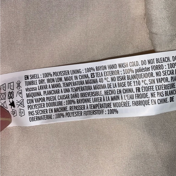 The Impeccable Pig Maxi‎ dress, pastel yellow, pink, peach, beige stripe Flowy S - Picture 8 of 9